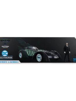 Forever Batmobile Vehicle and Alfred Pennyworth Action Figure